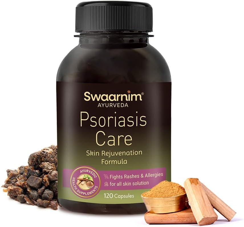 Psoriasis Care, Ayurveda-Gesundheitsergänzungsmittel für Frauen Gesundheit, keine hinzugefügt Chemikalien und glutenfrei, 120 Kapseln