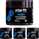 STARFIT - Nicotinamid D-Riboside, Nicotinamid Riboside zur Unterstützung von NAD+ Levels, Fokus und Energieergänzung, Metabolismus Unterstützung Nicotinamid Riboside NAD Ergänzung, 360 Kapseln