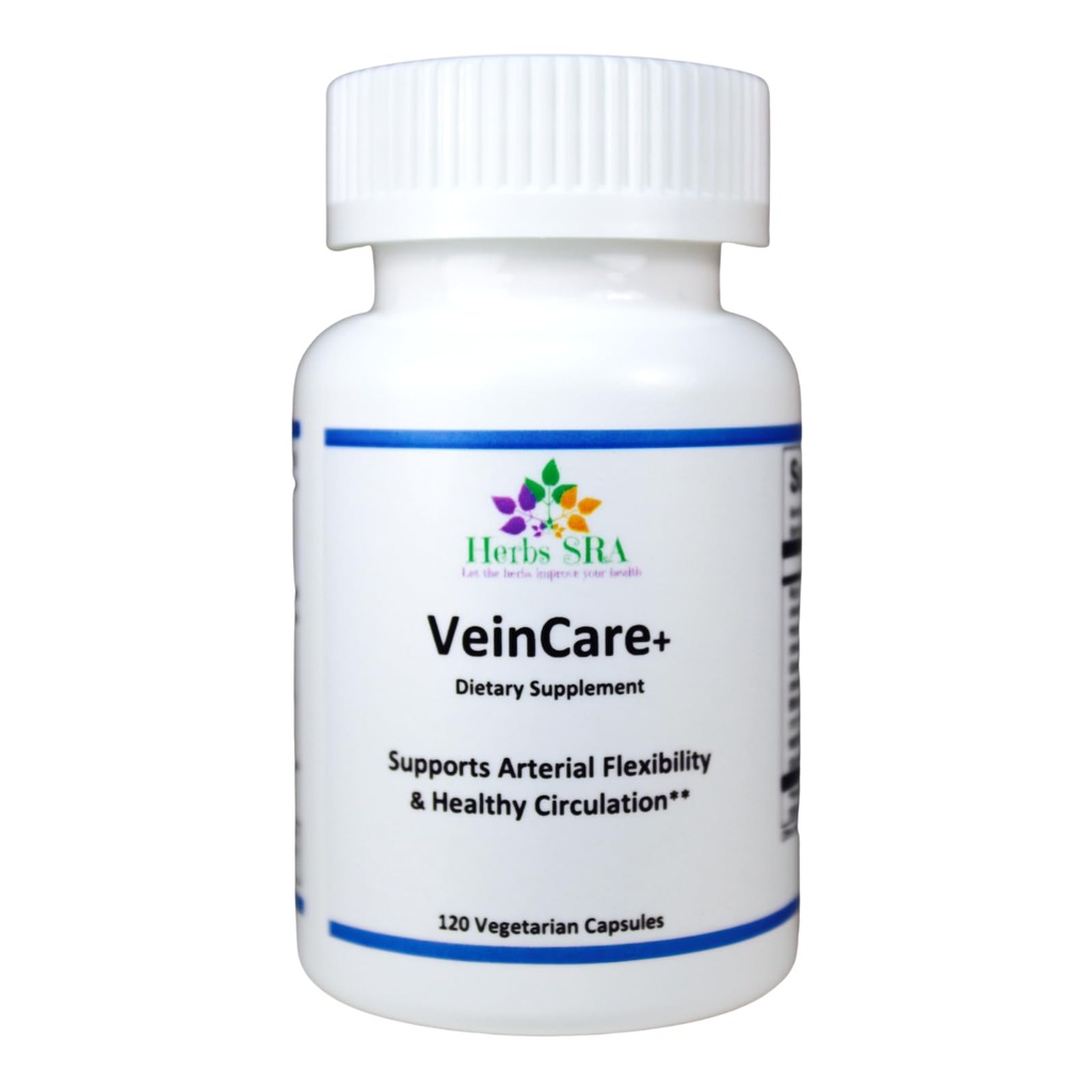 Vein Care-Natural Support für gesunde Venen - Rutin, Rosskastanie, Grape Seed, Bilberry, Nattokinase - Promotes Optimal Vein Funktion - Zirkulationsunterstützung