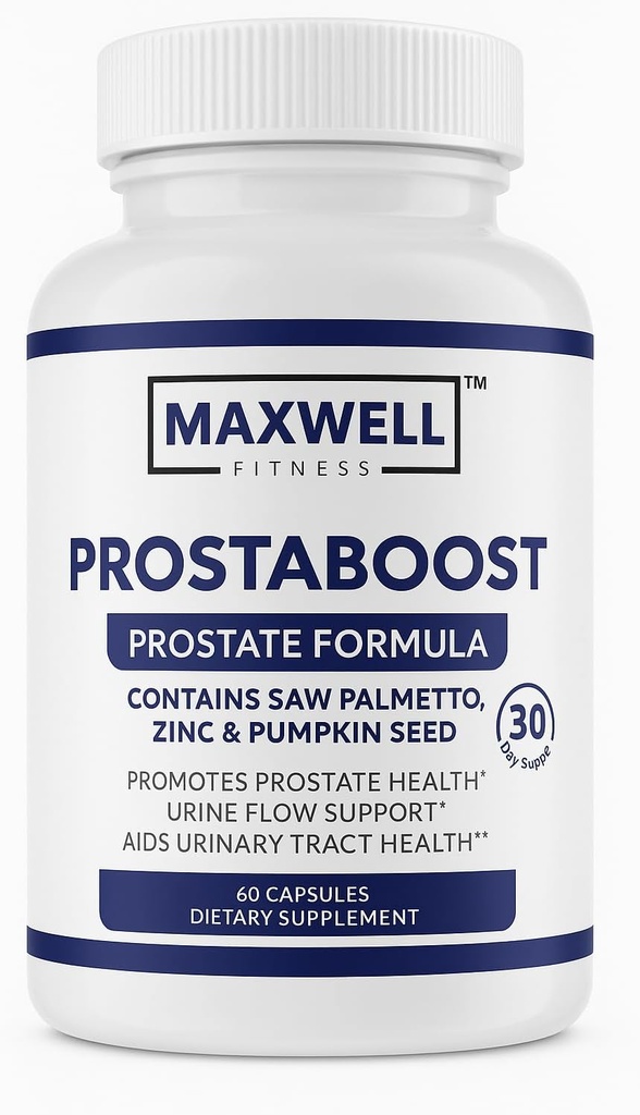 Prostapure für Männer Boost Männer Prostata Unterstützung mit Säge Palmetto, Zink, Selenium & 19 Kräuter - Urinary Flow & Bladder Control Formula, 60 Veggie Caps