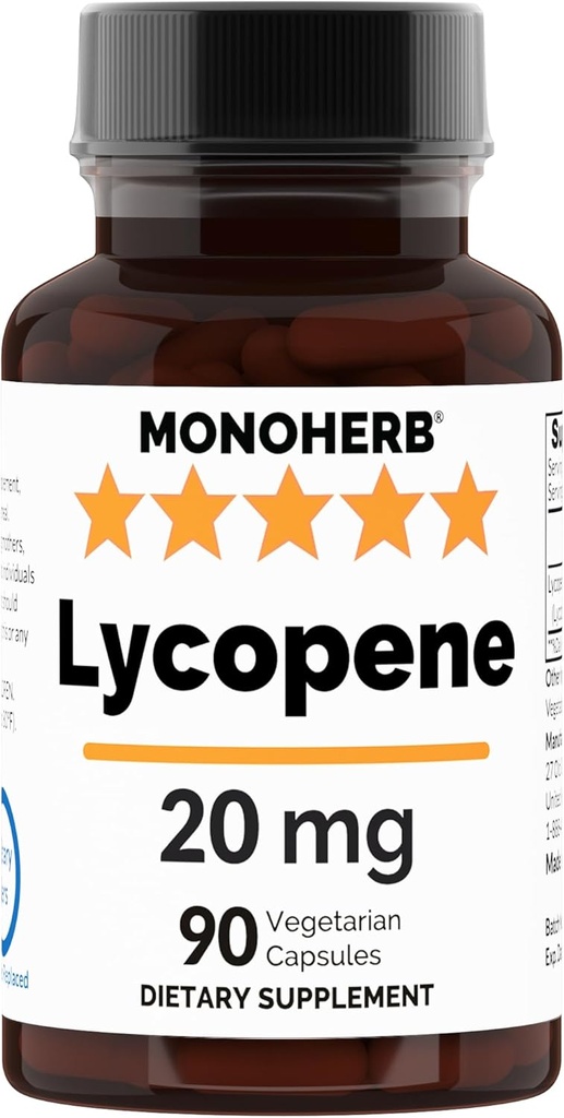 MONOHERB Lycopène 20 mg par gélule - 90 gélules