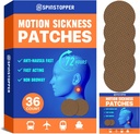 Motion Sickness Patches (36 Count), Sea Sickness Patch, Motion Sickness Patches für Kreuzfahrt, Züge, Busse und Flugzeuge, Motion Sickness Patch für Vertigo Relief & Motion Sickness Relief