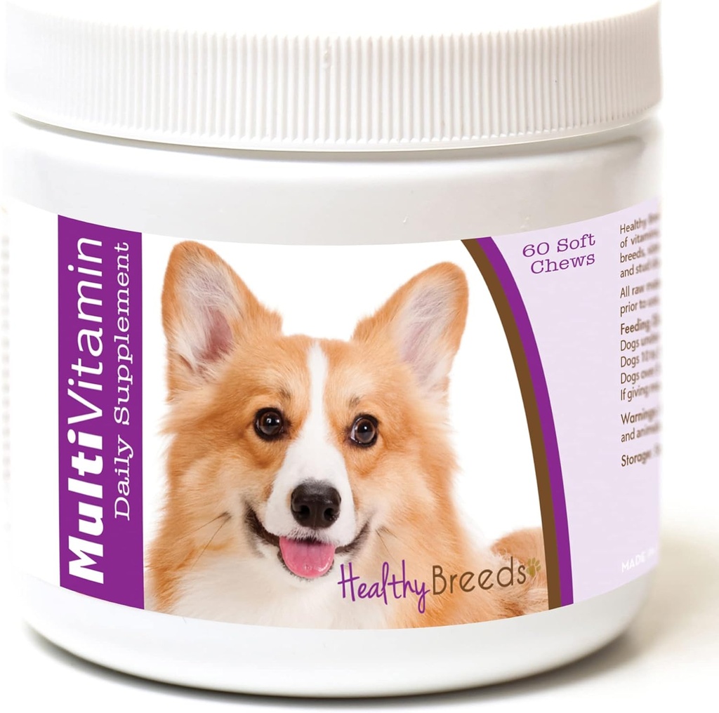 Gesunde Rassen Pembroke Welsh Corgi Multi-Vitamin Soft Chews 60 Count