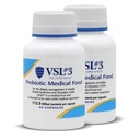 VSL #3® Probiotici per la salute digestiva, IBS & UC Sintomi - 112.5B CFU, alta potenza, multi-straina, Probiotico vivo, refrigerato, cibo medico per il sostegno della salute del fegato negli uomini e nelle donne, 120 capsule