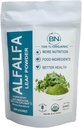 Alfalfa Leaf Powder - Green Superfood Supplemento per Bevande, The, Shakes, Vegan, Gluten Free, Non OGM, Kosher