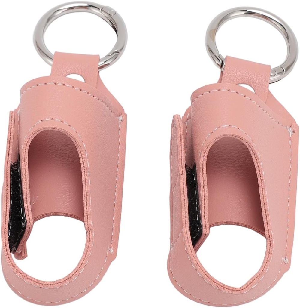 2pcs Support d'inhalateur d'Asthme Stockage Portable Protège PU En cuir cas d'inhalateur d'Asthme pour le voyage ()