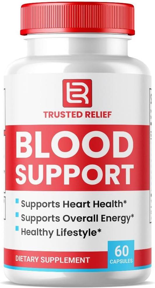 (1 Pack) Trusted Relief Blood Support Capsules, Trusted Relief Capsules All Natural Formula for Stable Levels & Healthy Circulation, Premium Supplement (60 Kapseln)