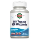 KAL 100% Vegetarische MSM & Glucosamin - Gesunde gemeinsame Unterstützung - Vegan Glucosamin und MSM Supplement - Made without Shellfish - Lab Verified - 60-Day Garantie - 60 Servietten, 60 Tabletten
