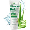 Miracle of Aloe Miracle Rub Pain Soulagement Crème 8 onces, Soulagement rapide et efficace pour l'arthrite, les muscles et la douleur articulaire - Formule UltraAloe de force maximale, Analgésique topique