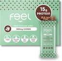 Spüren Sie Vegan Protein Bars | Mint Schokolade Chip | Keto | Gluten Free | Organic | Chaga Mushroom | 15g Pflanzenprotein | Low Carb | High Protein | Dairy Free | Low Sugar | Grain Free | Nut Free | Soy Free