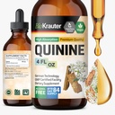 BIO KRAUTER Quinine für Leg Cramps Tincture - Cinchona Bark Extract - Vegan Quinine Liquid - Alkohol & Zucker Free Extract 4 Fl.Oz.