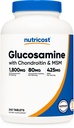 Nutricost Glucosamin 1800mg mit Chondroitin & MSM, 240 Tabletten, 120 Portionen - Nicht-GVO, glutenfrei