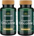 Swanson Cognizin Citicoline 1000 Milligrammes 60 Gélules (2 Pack)