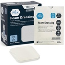 MED PRIDE Sterile Foam Dressings for Wounds, Soft Absorbent Non-Adhesive impermeabile rivestimento della schiuma medica per Ulcers, lesioni (2x2 pollici (pacchetto di 10)