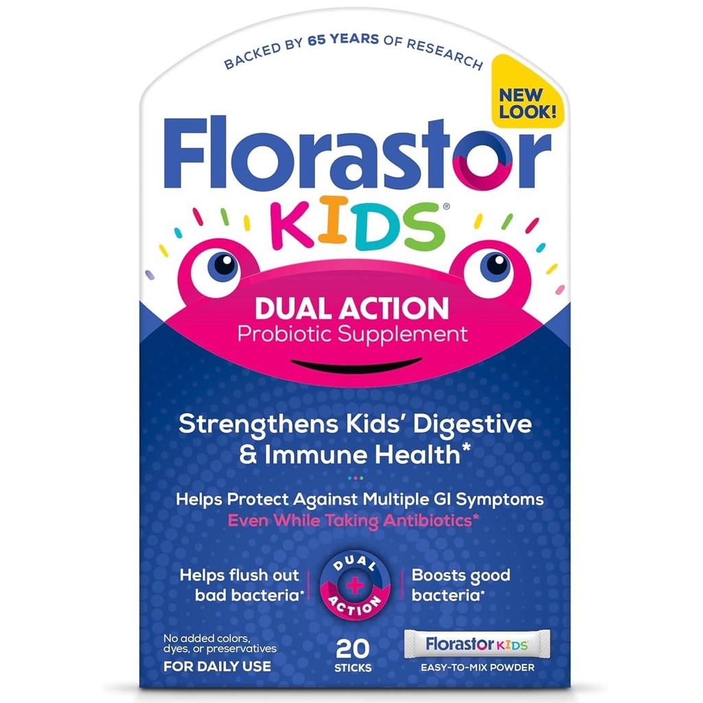 Biocodex Sachets probiotiques pour enfants Florastor, 20 comtes