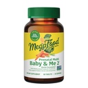 MegaFood Baby & Me 2 Vitamines et minéraux prénatals - Vitamines pour femmes - avec folate (forme naturelle d'acide folique), Choline, fer, iode et vitamine C, vitamine D et plus - 60 onglets (30 portions)