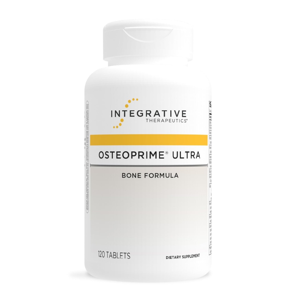 Terrapeutica Integrativa OsteoPrime Ultra - Supplemento per sostenere le ossa sane* - Supporta l'assorbimento delle ossa e del calcio* - Include vitamine e minerali essenziali - 120 Conte (30 Serve)