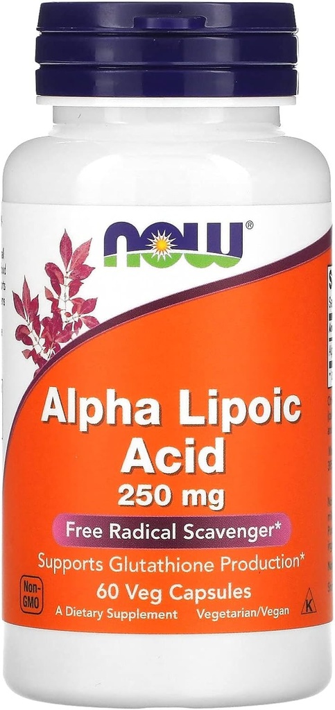 Now Foods Alpha Lipoic Acid 250mg, 60 CT