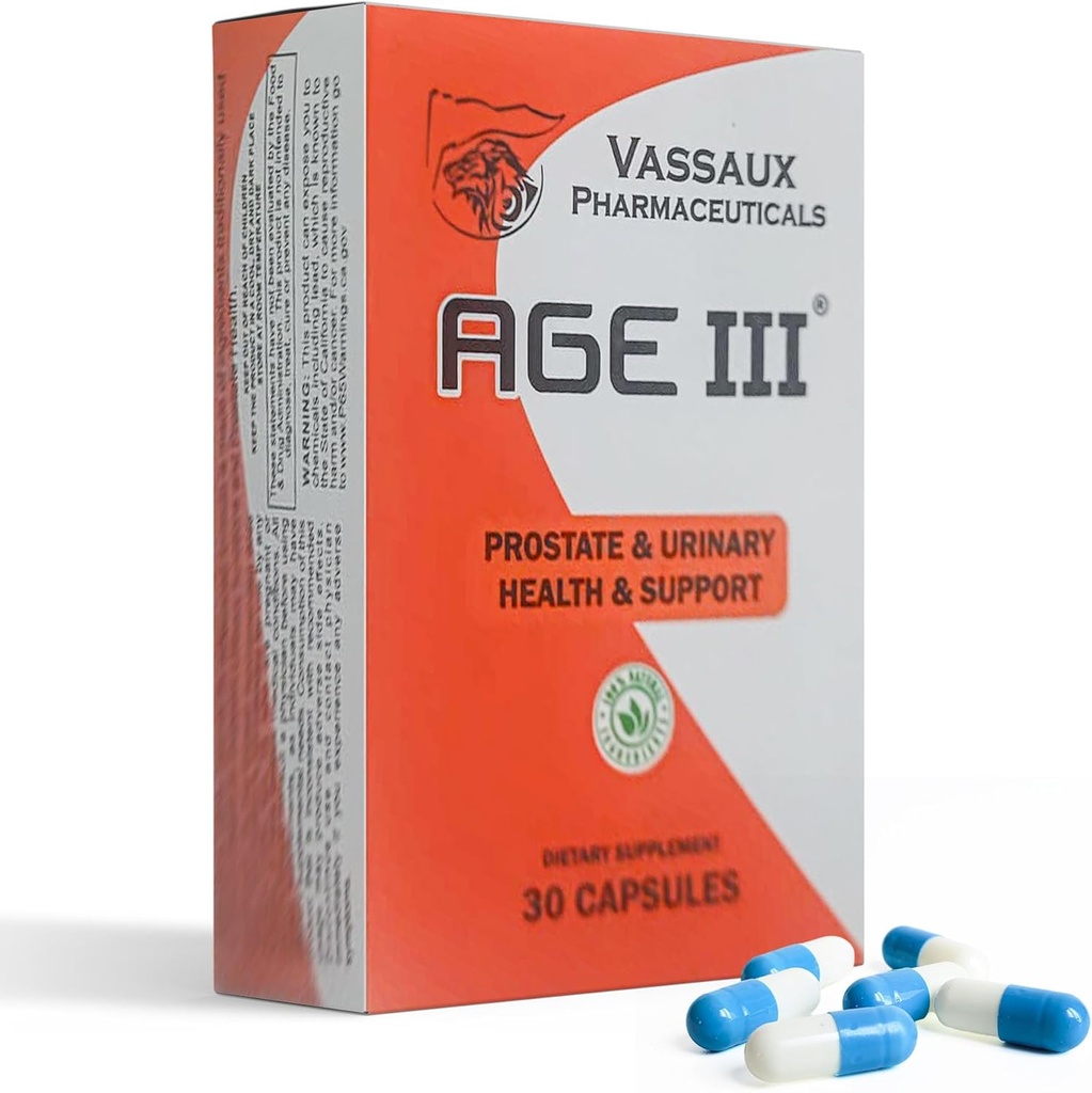 Alter III - Natürliche Prostata-Gesundheitsformel - Serenoa Repens, Pygeum Africanum, Cucurbita Pepo Blend für BPH Relief - Große Prostata