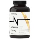 Vitamin D3 + K2 mit Kokosöl - D3 10.000 IU & K2 (MK-7) 200 mcg | 2-in-1 Hohe Potenzunterstützung für Knochen & Immune Gesundheit | Einfach zu schlucken | Non-GMO, Gluten & Soy Free - 240 Softgels