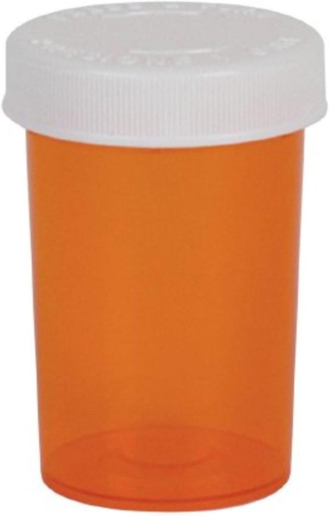 Ezy Dose Pille, Medizin, Vitamin-Container & Vial, 20 Dram-Speicher, Child-Resistant Cap (Sache 180)