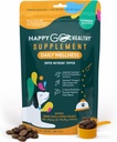 Suppléments de bien-être quotidien pour les chiens.Prestations probiotiques et prébiotiques avec de l'huile de poisson et de l'algue pour garder votre chien beaming toute la journée.