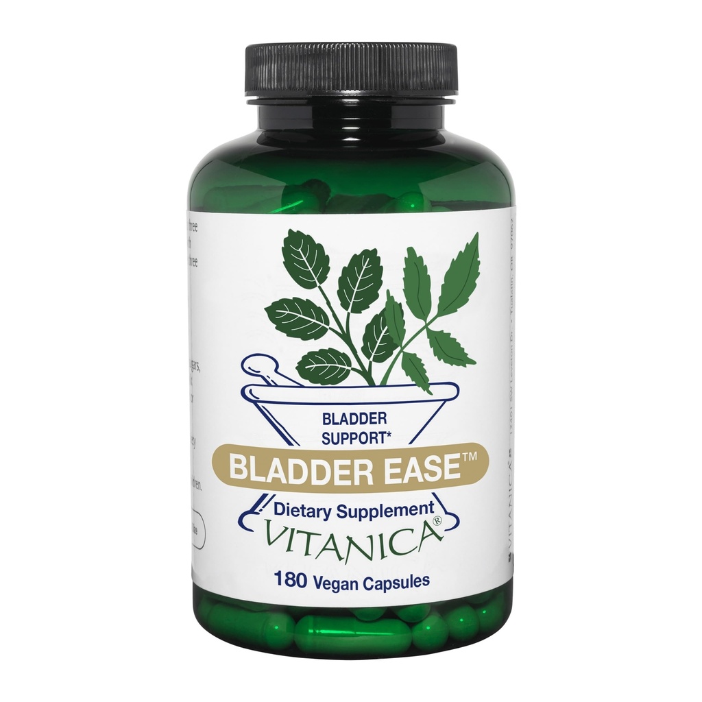 Vitanica Bladder Ease, Blasenunterstützung, Vegan, 180 Kapseln