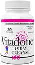 Nettoyer - à prendre Supplément nettoyant digestif - Laxatif naturel pour systèmes digestifs lisses - Lin, Psyllium, Aloe Vera - Balance et régularité - 30 ct.