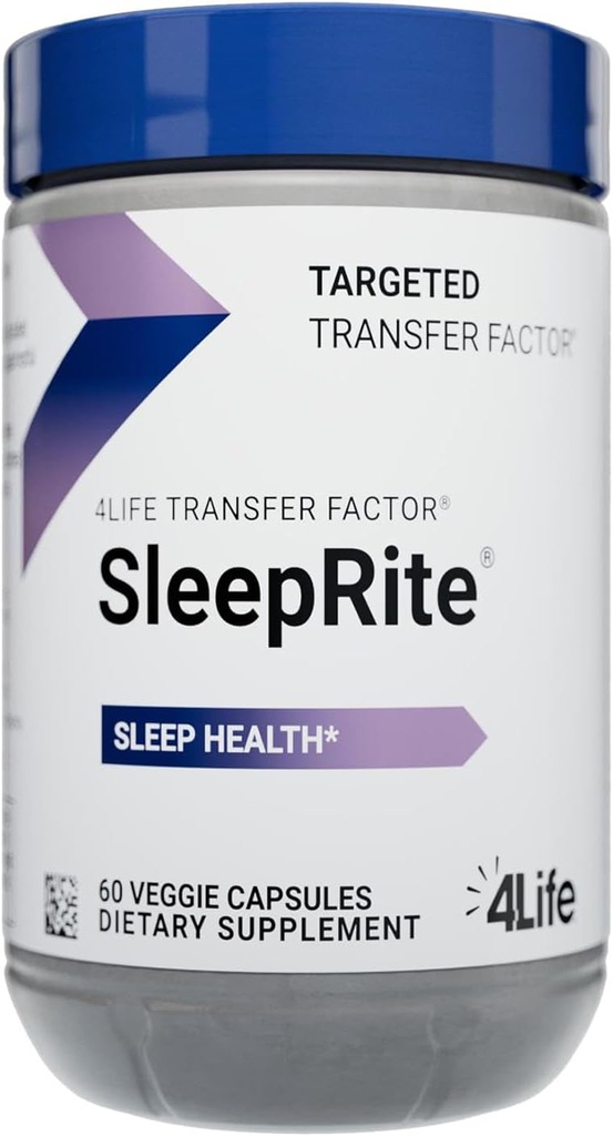 4Life Transfer Factor SleepRite - All-Natural Immune and Sleep Support con GABA e melatonina - 60 capsule