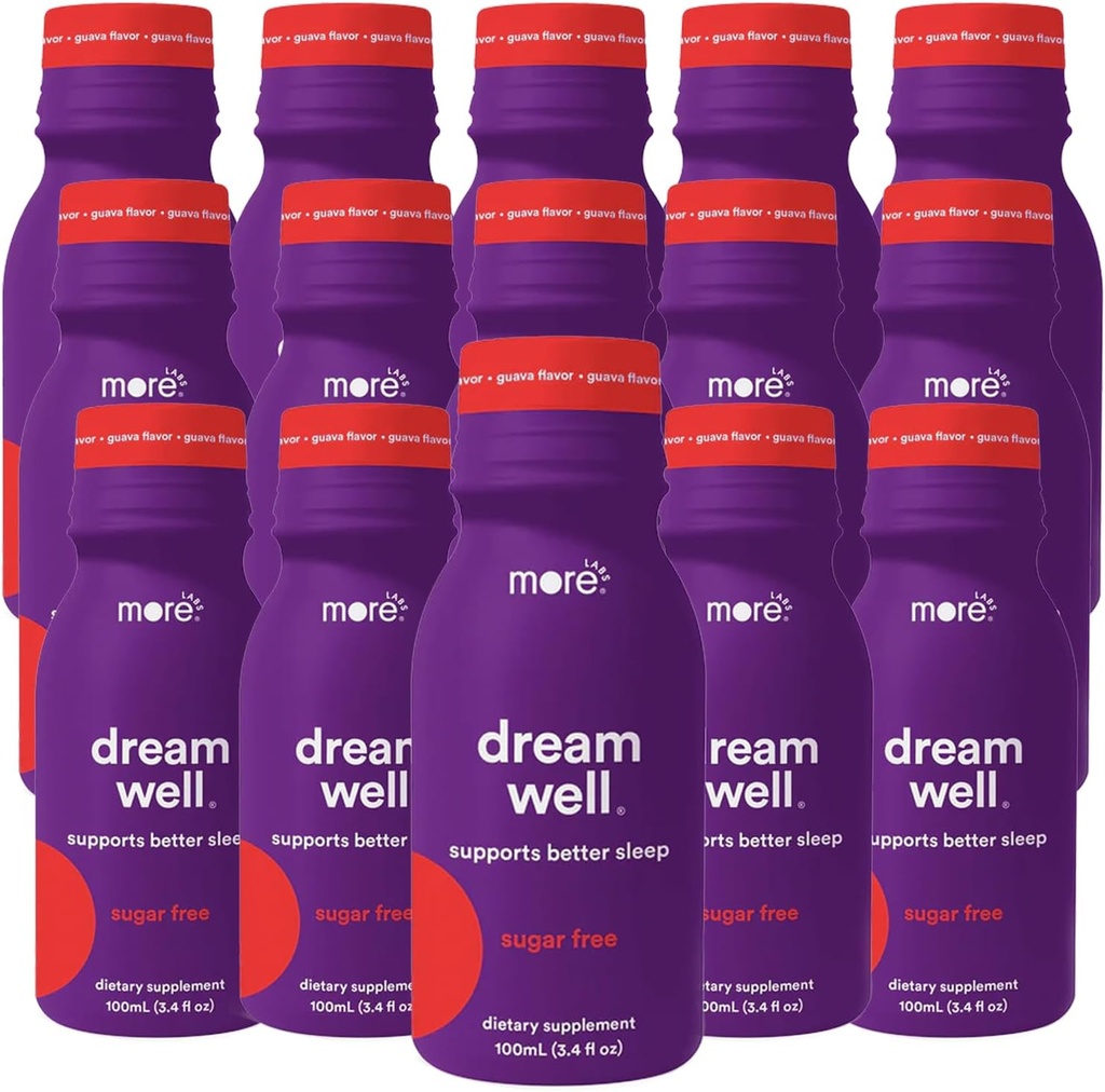 Mehr Labs Traum gut ganzheitliche Schlaf Shot Getränk 15 Pack | Non-Habit Forming | Lemon Balm, Melatonin und Glycine | Sleep Support Lösung