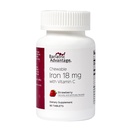 Bariatrico vantaggio ferro 18 mg con vitamina C masticabile - fragola - 90 compresse