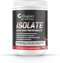 Cellugizer 100% Whey Isolate 1lb, Schokolade I 25g Protein, Fast Digesting I 0g Zucker, Low Carb