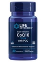 Estensione della vita Super Ubiquinol CoQ10 con PQQ, coenzima Q10, quinone pirroloquinolina, supplemento di salute del cuore, assorbimento massimo, 100 mg, non OGM, senza glutine, 30 softgels