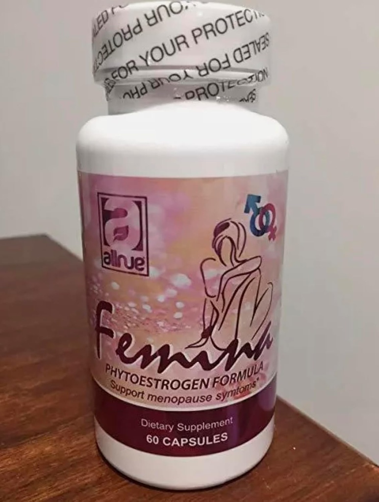 Femina phytoestrogen Formula Support Menopause symptons menopausia 60 Kapseln 1 Monat der Behandlung