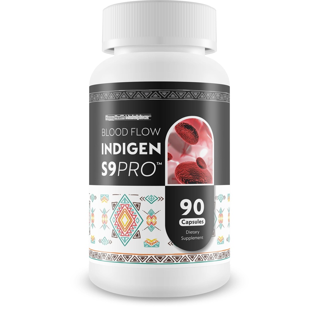 Sangue Flusso Indigeno S9 Pro - I nostri migliori supplementi di Circolazione Poveri per la cura del flusso sanguigno avanzata - Supporto per Circolazione del sangue - Integratori di circolazione sanguigna per il flusso sanguigno