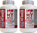 I LOVE MY PETS LLC Immunity Dog - Dog Total PET Health - Premium Formula - Best Complex - Dog Vitamine a - 2 bouteilles (120 Treats)