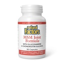 Natürliche Faktoren, Gemeinsame MSM-Formel, Unterstützt gesunde Gelenk, Muskel und Knorpel mit Glucosamin und Chondroitin-Sulfat, 90 Kapseln (90 Portionen)
