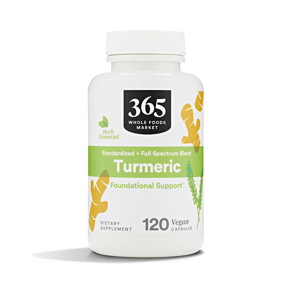 365 da Whole Foods Market, Turmeric, 120 Conte