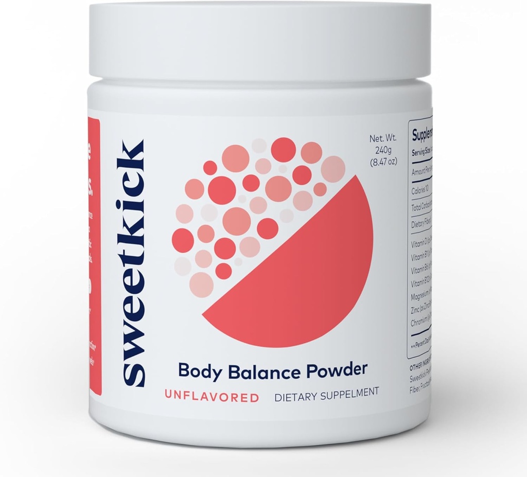 Sucre sucré Craving Suppressant - Multivitamine poudre, arrêter de sucre Craving Supplément, poudre prébiotique, boisson prébiotique et poudre de santé Gut - mélange prébiotique, non aromatisé (30 portions)