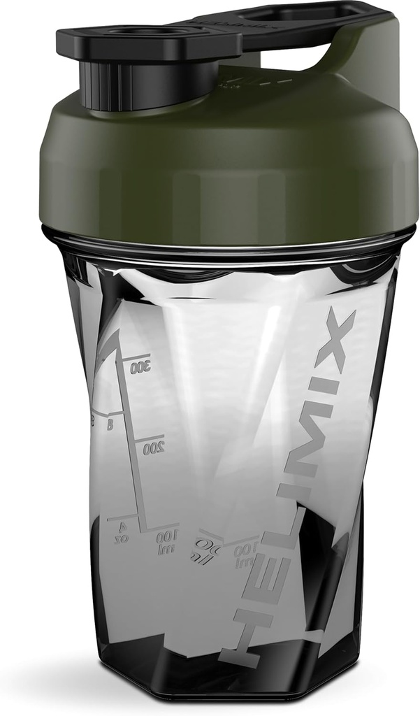 HELIMIX 1.5 Vortex frullatore Shaker bottiglia tiene fino a 20oz | Nessuna sfera di miscelazione o Whisk | USA Made | Portatile pre allenamento Whey Protein Drink Shaker Cup | Mixes Cocktail Smoothies Shakes | Top Rack Safe