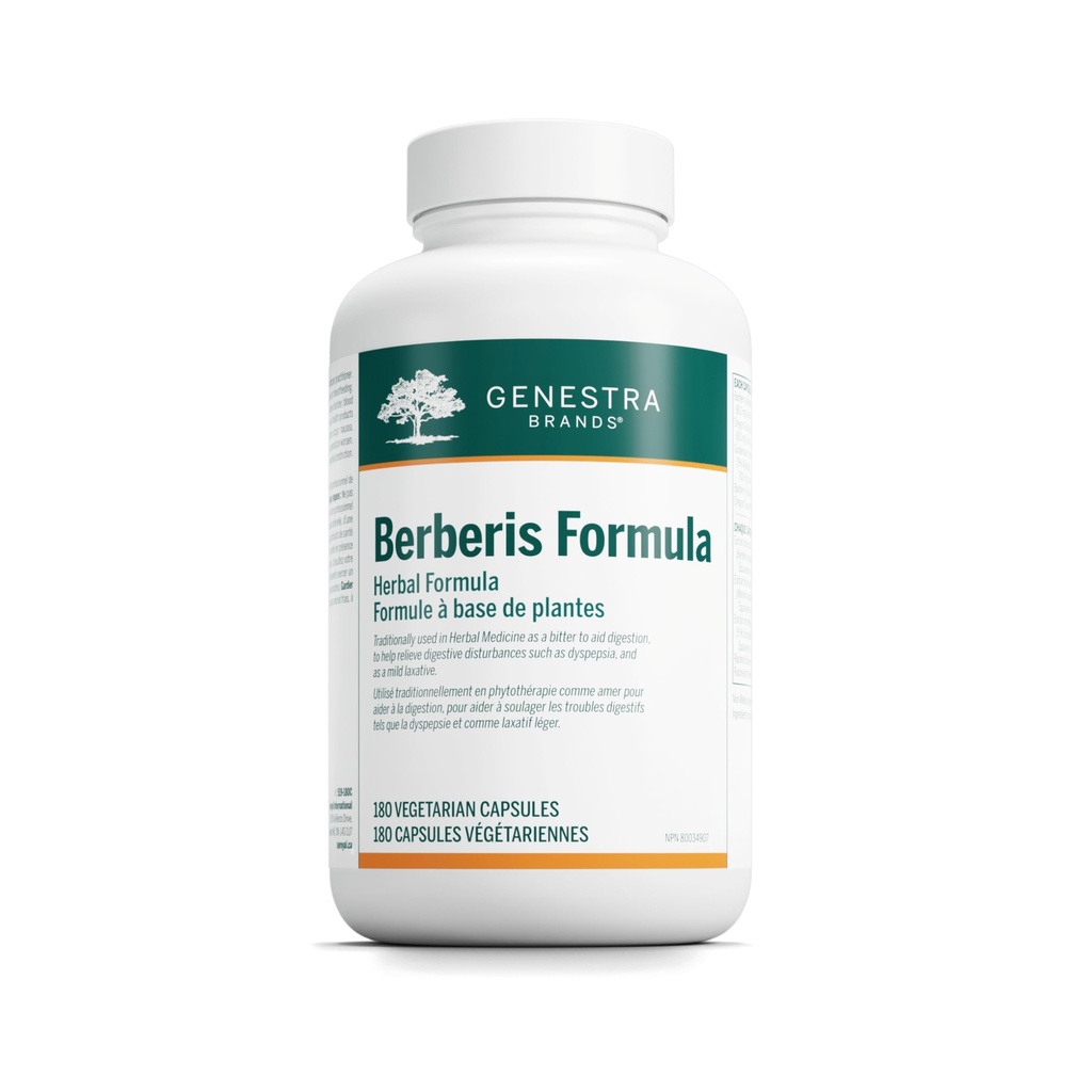 Genestra Marken Berberis Formel | Barberry, Goldenseal und Oregon Grape Kräuterergänzung | 180 Kapseln
