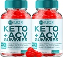 (2 Pack) Keto Genesis ACV Gummies Advanced Gummies 1000mg, Genesis Keto + ACV gestione del peso Gummies Apple Cider Genesis Integratore alimentare Genesis Gummies Recensioni (120 Gummies)