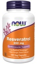 Suppléments, Resvératrol naturel 200 mg avec extrait de vin rouge, 120 capsules de légumes