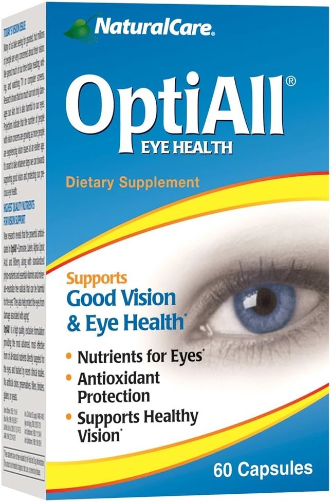 NaturalCare OptiAll Good Vision and Eye Health Nahrungsergänzungsmittel Kapseln, 60-Count Pakete (Pack von 2)