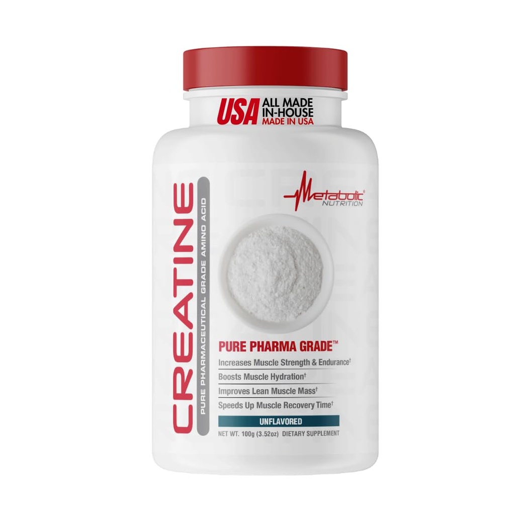 Nutrition métabolique Créatine, 100 grammes, poudre