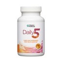 DOCTOREN' PREFERRED Daily5 Multivitamin für Frauen und Männer, Klinisch validierte Inhaltsstoffe, Herz, Gelenke, Zirkulation, 90 Vegan Kapseln