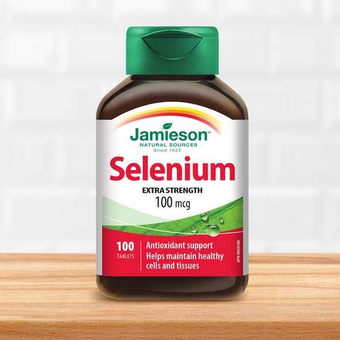 Jamieson Selenium Yeast 100mcg, 100 Tabletten