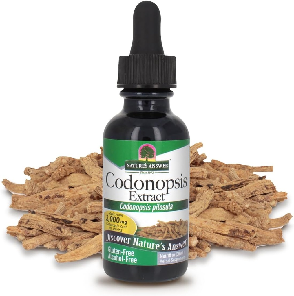 La réponse de la nature sans alcool Codonopsis Root, 1-Fluid Ounce