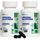 2800 MG Liposomal Glutathione Supplemento, Detoxifying & Immune, Aging Defense, Energy, Glutathione Formulazione unica ridotta