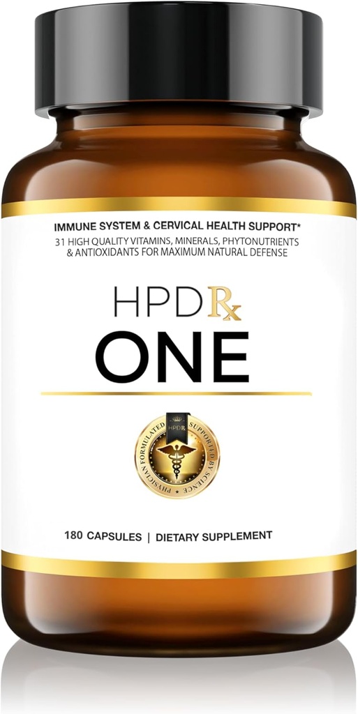 HPD Rx ONE Immunität Boost Multivitamin Ergänzungen für Frauen und Männer | Fortgeschrittene Immunität Verteidigung Unterstützung | Hilft Immunantwort | 6-Monat Versorgung, 1.080 Kapseln, Packung von 6